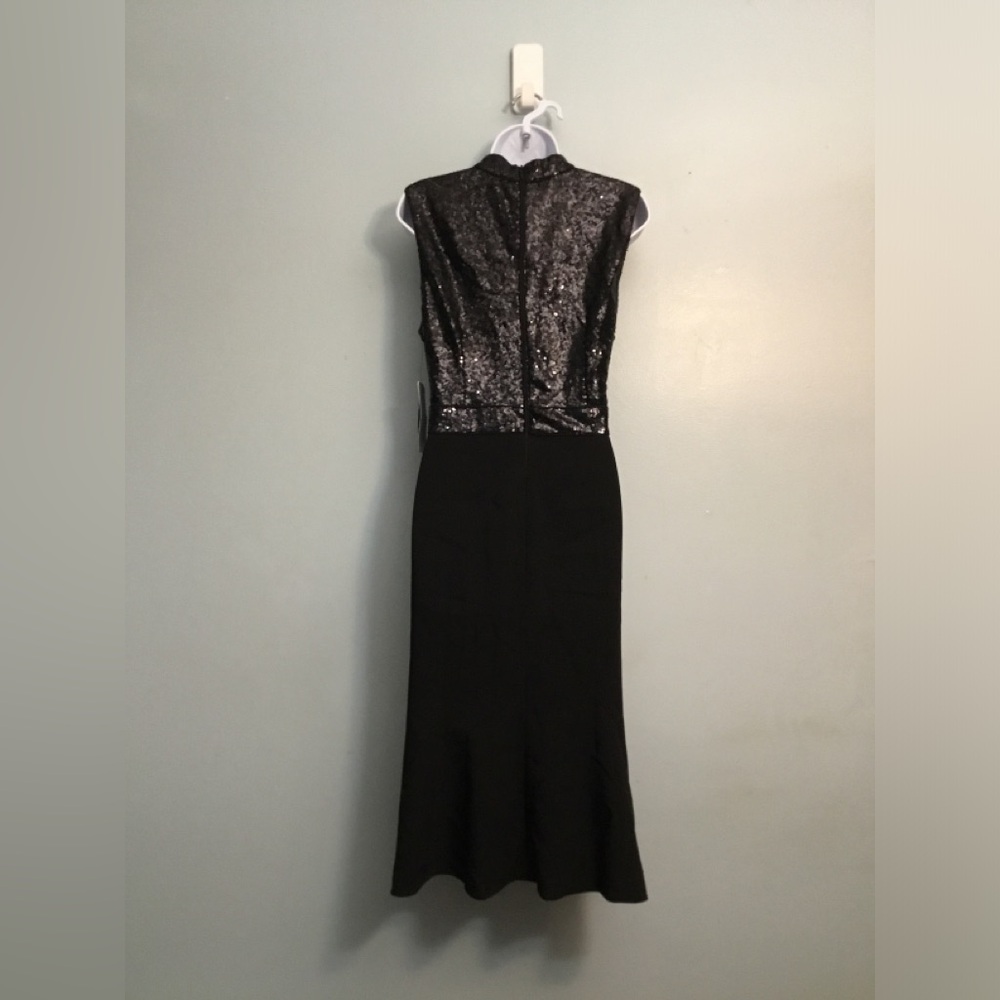 Maggy London Black Sequin Backless Dress - Picture 14 of 15